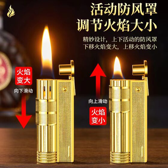 奥地利复古煤油打火机老式砂轮防风男士经典仿古怀旧国产古董战壕