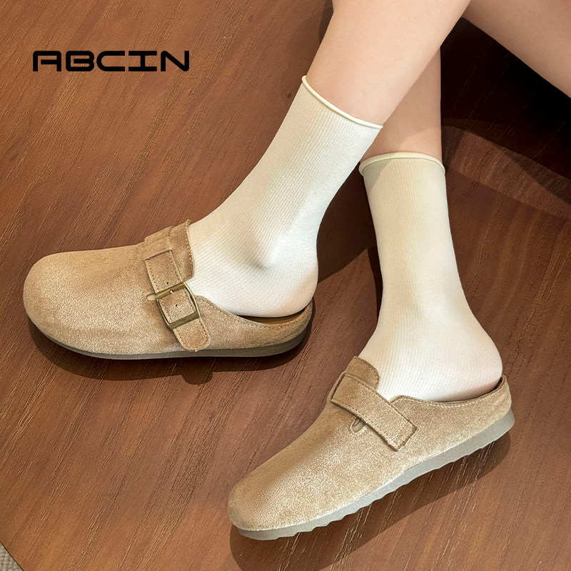 ABCIN勃肯鞋轻便舒适芒果头平底女鞋901902,淘宝优惠券,粉丝福利购,淘宝优惠卷