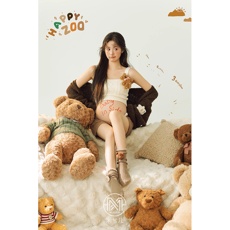 孕妇拍照服装孕妇照主题摄影服装孕妈咪艺术照写真秋冬衣服小清新 - 图1