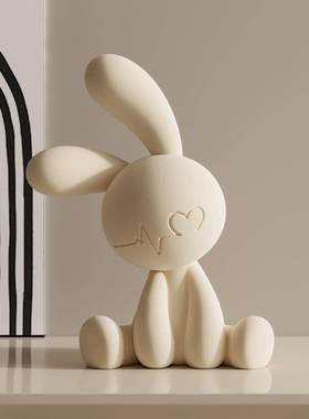 坐姿SHBB1703子红色摆件客厅玄关酒柜兔电视柜背景小高众级感居软