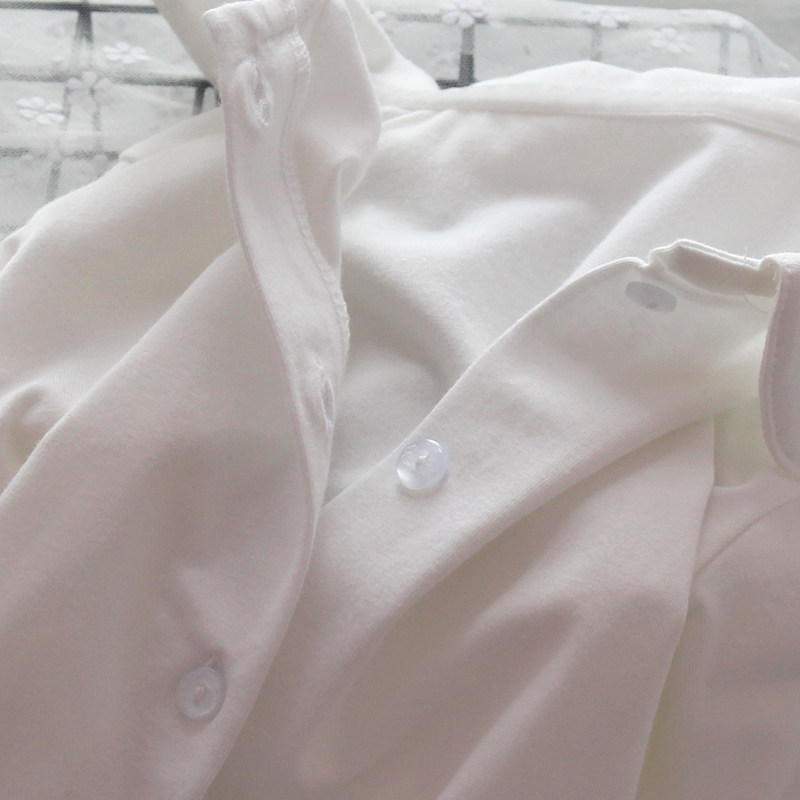 娃娃领女童打底衫秋冬季纯棉中大童长袖T恤白色翻领儿童宝宝衬衣,淘宝优惠券,粉丝福利购,淘宝优惠卷