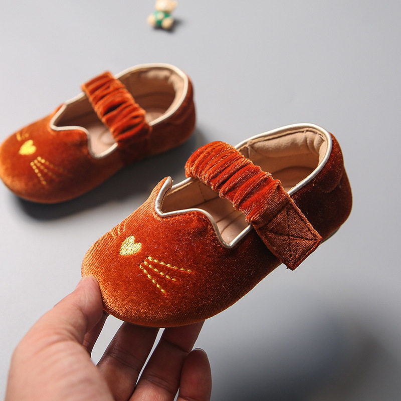 浅口女童布鞋春秋季儿童单鞋宝宝幼儿园室鞋魔术贴小女孩公主鞋,淘宝优惠券,粉丝福利购,淘宝优惠卷