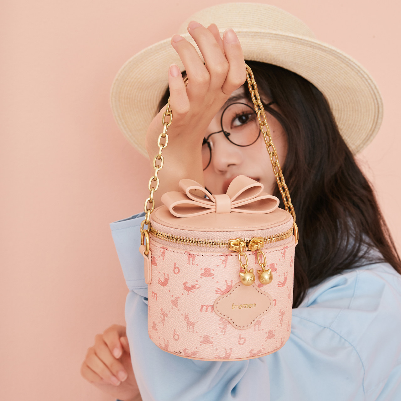 情人节礼物不莱玫水桶包包女礼盒 不莱玫女士包袋