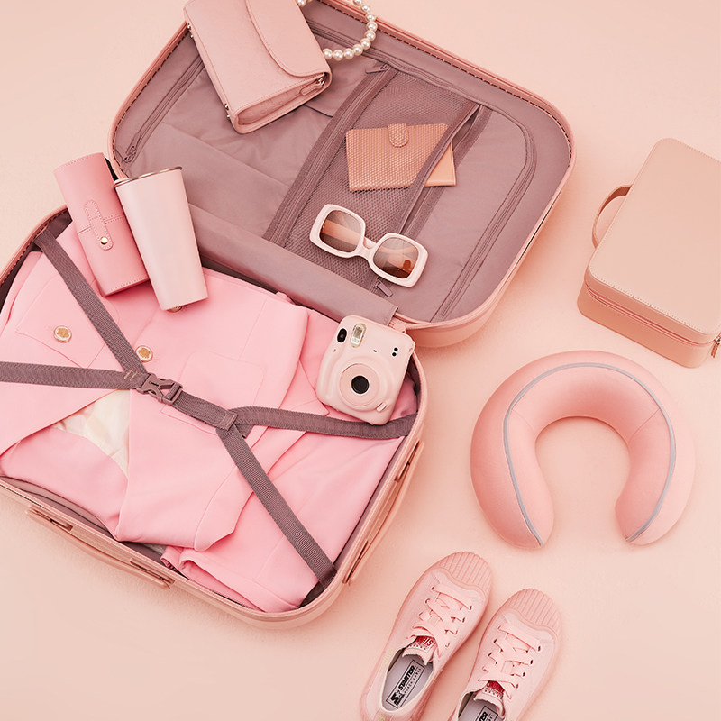 不莱玫马卡龙女小20寸登机旅行箱子 不莱玫旅行箱