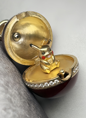 冷珐琅进口技术可打开蛋形吊坠