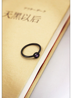 盒子里的鲸925纯银女幸运戒指