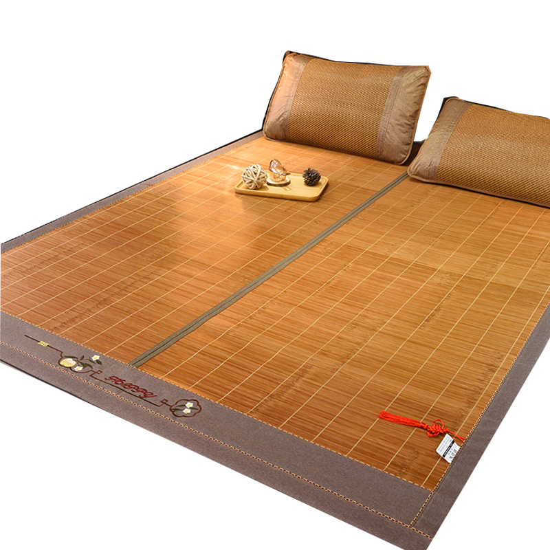 竹子折叠夏天直筒家用双面冰丝竹席 舒倍乐凉席/竹席/藤席/草席/牛皮席