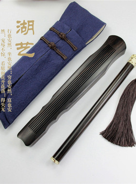 紫光檀古琴香盒套装香器卧香炉