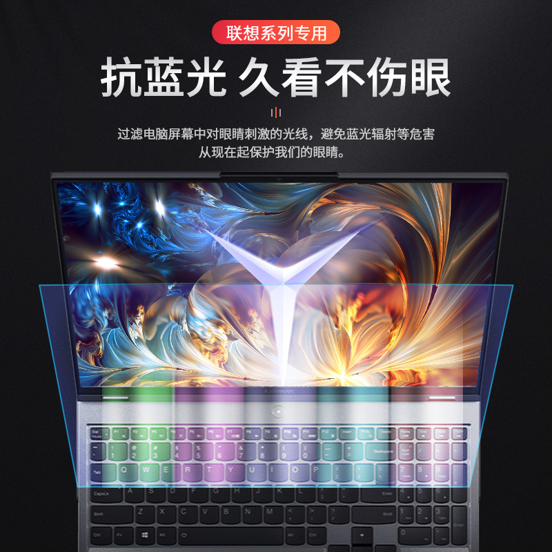 适用2024款拯救者Y9000P屏幕膜联想Y7000P钢化膜防蓝光GeekPro G5000贴膜R9000P电脑保护膜15.6寸R7000配件 - 图1