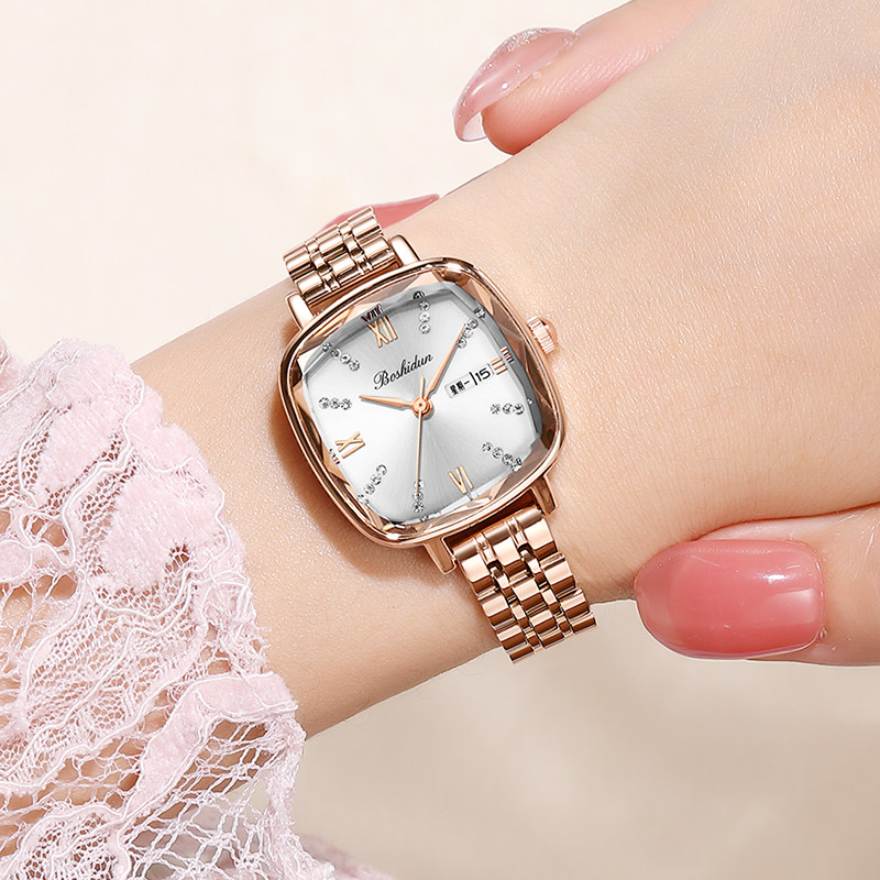 博仕顿女士女轻奢小众国产石英表 boshidun国产腕表