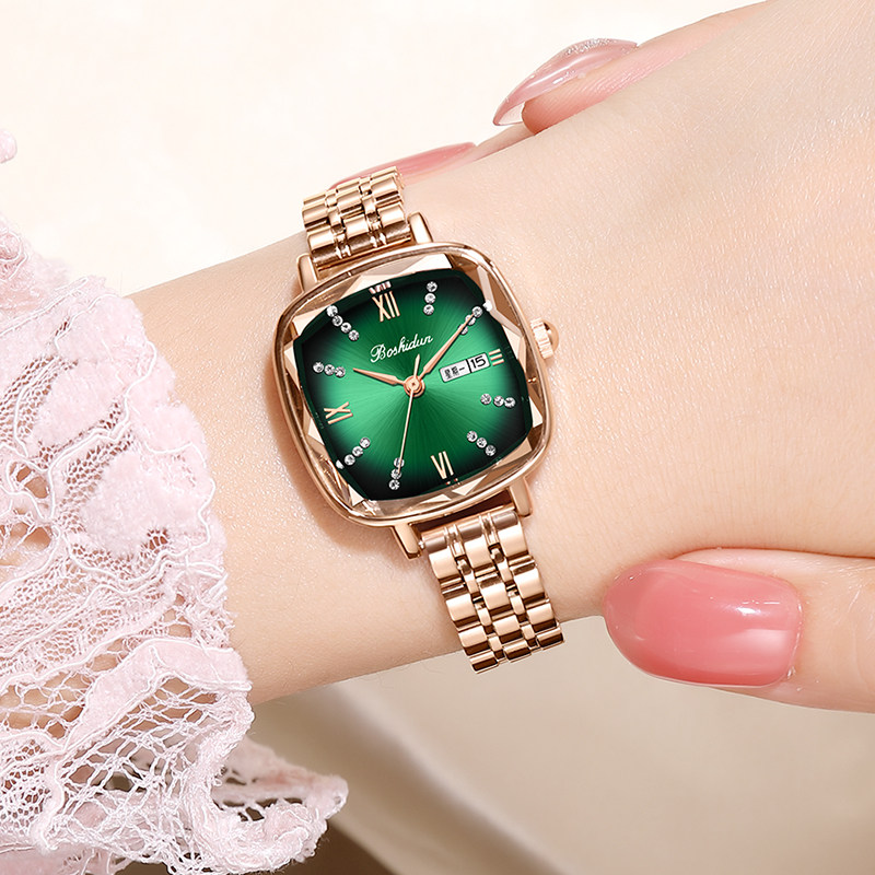 博仕顿女士女轻奢小众国产石英表 boshidun国产腕表