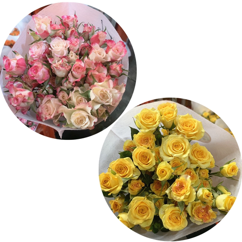 爱丽丝比多头泡泡玫瑰花云南昆明基地鲜花速递同城百合花束情人节 - 图2