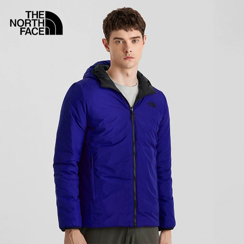 К северу от пухлой куртки к северу от пухлой куртки, открытый капюшон 700 пуха с бархатной курткой серого гуса 4ng3