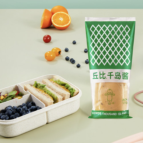 丘比沙拉酱1kg挤压瓶蛋黄香甜味千岛酱蔬菜水果沙拉三明治酱料 - 图1