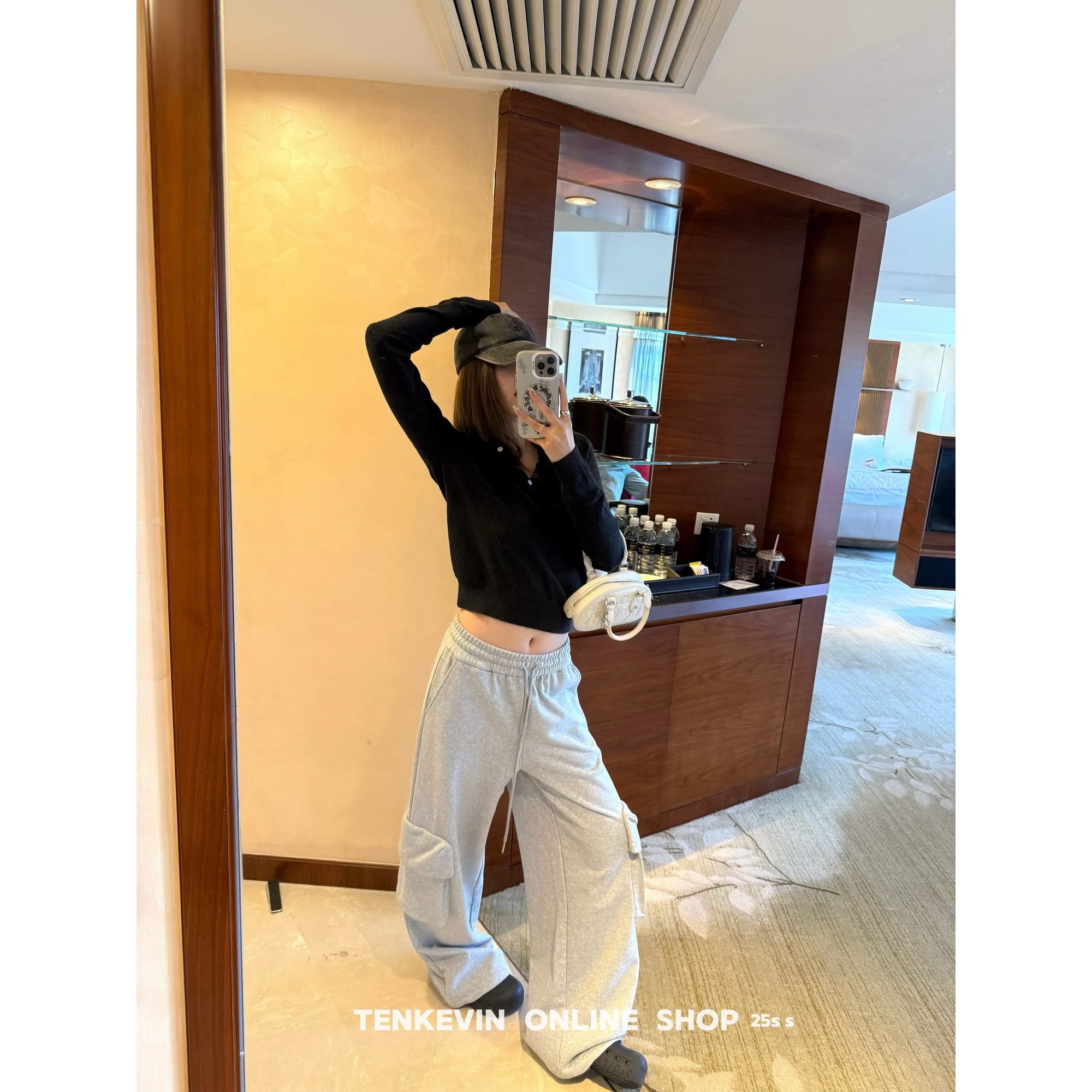 十一石 高智日常！polo领短款针织衫女小个子宽松显瘦套头毛衣,淘宝优惠券,粉丝福利购,淘宝优惠卷