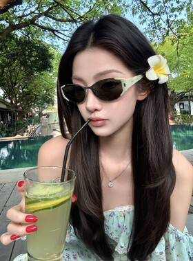 韩版复古猫眼防紫外线太阳镜女
