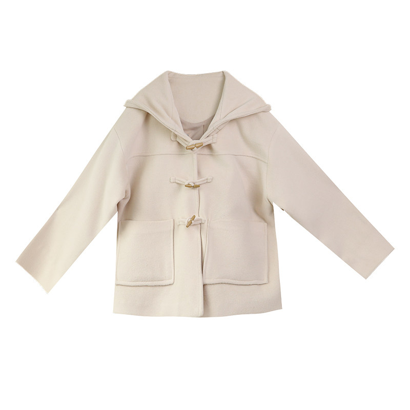 2021秋冬新a字韩版小个子毛呢大衣 suin毛呢外套