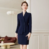诗璐雅 Демисезонный пиджак классического кроя, классический костюм, дизайнерский комплект, тренд сезона, облегающий крой