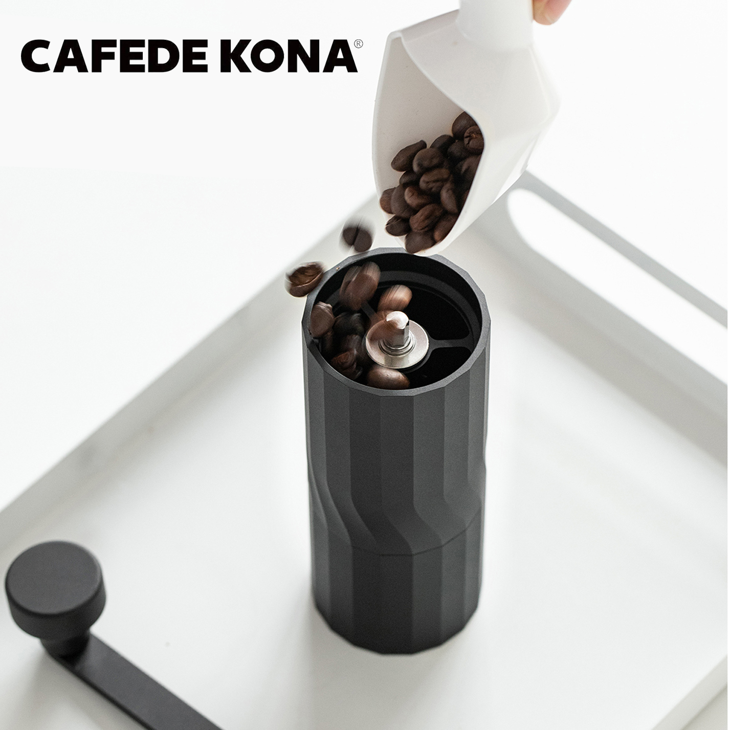 CAFEDE KONA M2Pro手摇磨豆机手冲咖啡家用便携咖啡豆研磨机手动 - 图2