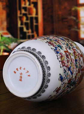 景德镇陶瓷工艺品百子图家居装饰