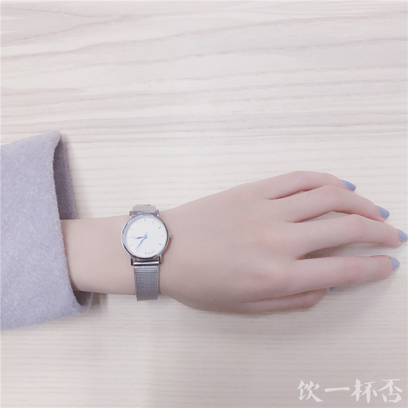 饮一杯否蓝莓轻熟风日韩清新圆手表 饮一杯否国产腕表