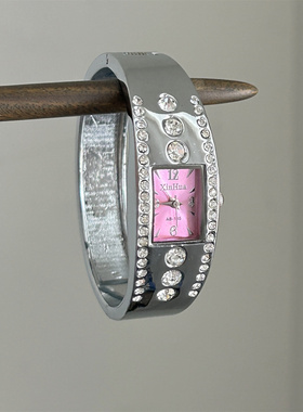 中古vintage冷淡风粉色手表