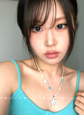 多巴胺贝壳海星串珠项链