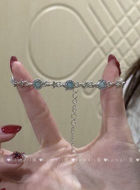 新中式清冷感仿翡翠手链