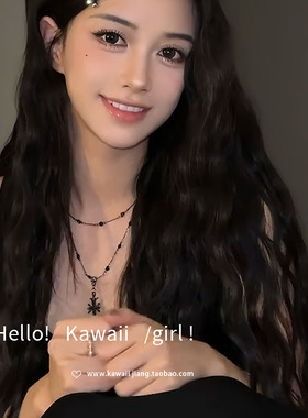 kawaii酱暗黑十字架choker项链