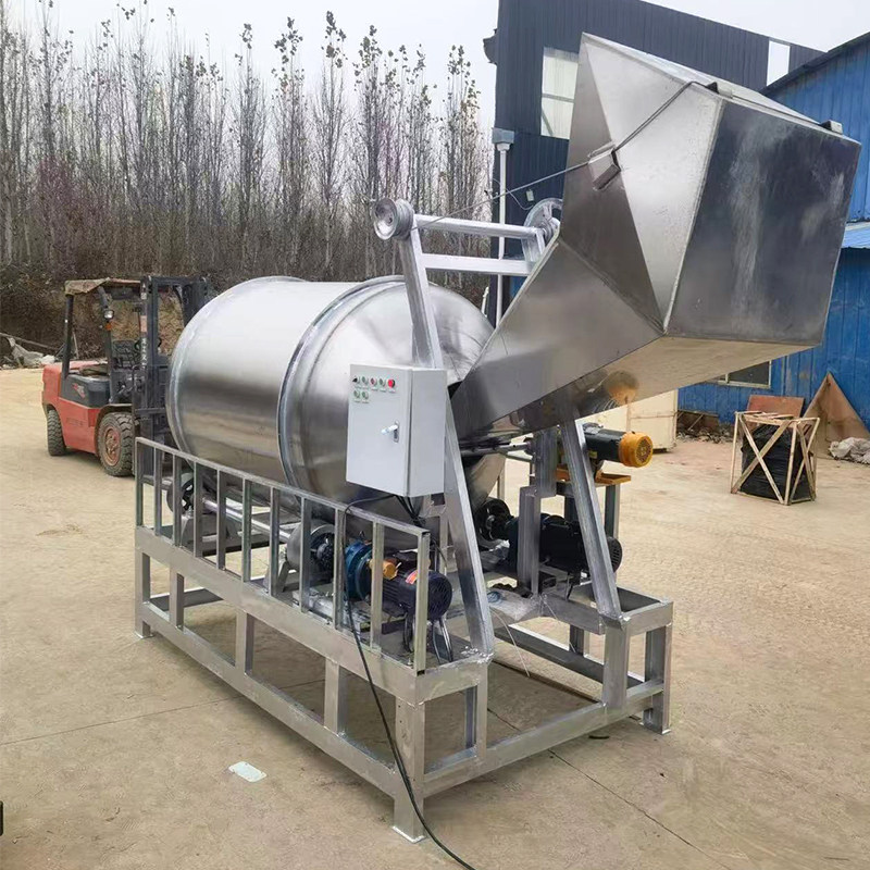 滚筒搅拌机 不锈钢大型食品级商用混料机 粉末饲料颗粒拌料机包邮,淘宝优惠券,粉丝福利购,淘宝优惠卷