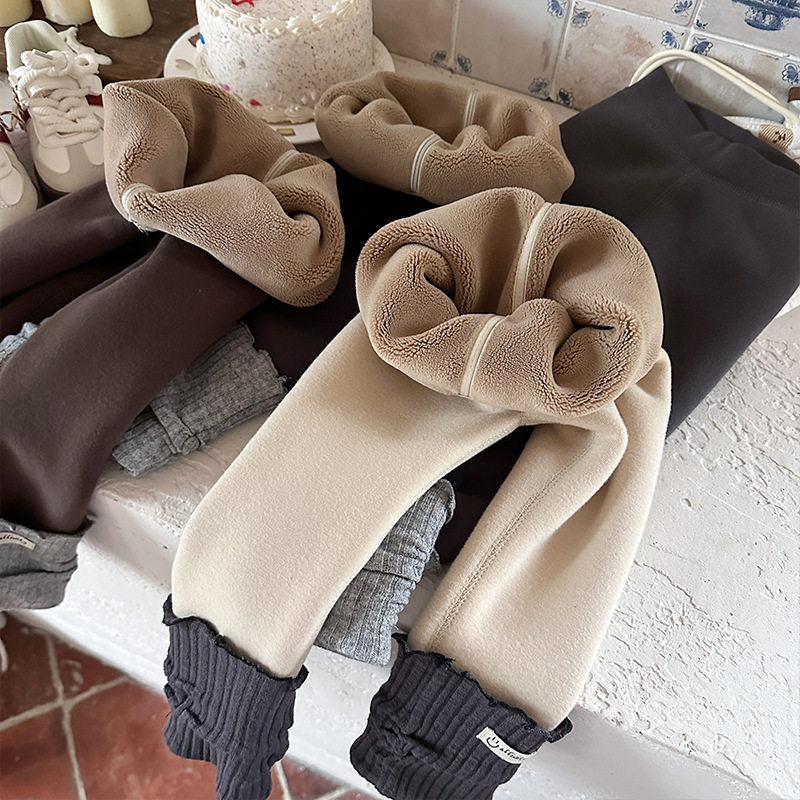 2025新女童九分裤秋冬加绒加厚款儿童打底裤宝宝外穿保暖加绒裤子,淘宝优惠券,粉丝福利购,淘宝优惠卷