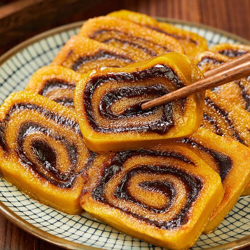 山西特产 沟门前黄米枣糕 油炸年糕 过年枣糕 手工特产糯米糕 - 图1