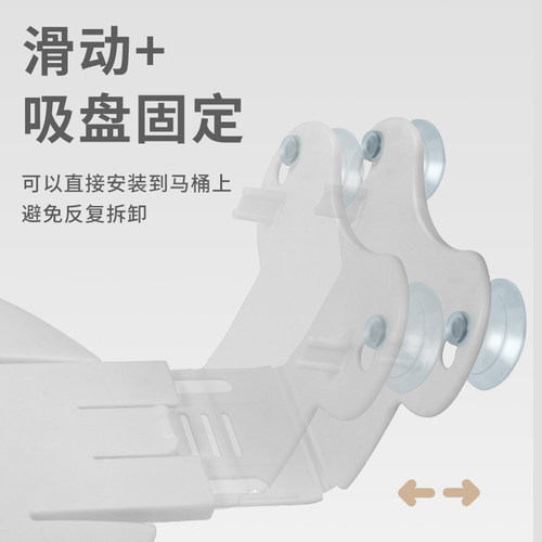 博比龙儿童马桶坐便圈折叠宝宝小马桶坐垫圈可翻盖便携马桶盖坐垫 - 图2