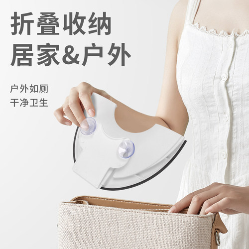 博比龙儿童马桶坐便圈折叠宝宝小马桶坐垫圈可翻盖便携马桶盖坐垫 - 图0
