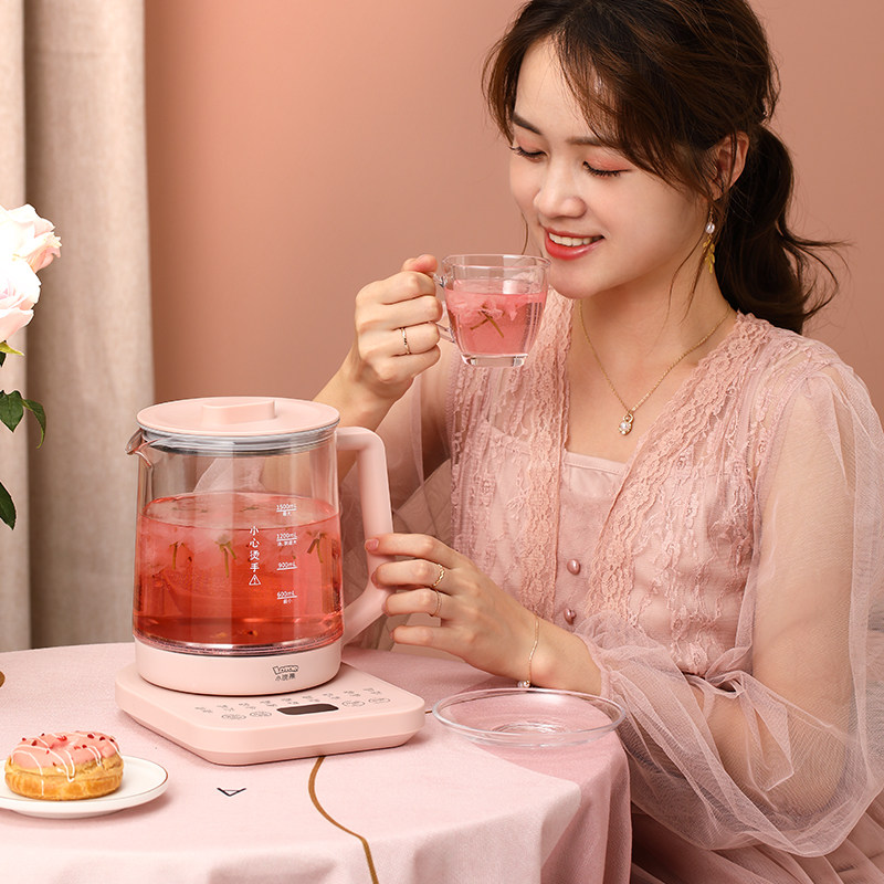 小浣熊家用多功能小型花茶壶养生壶 小浣熊电器养生壶/煎药壶