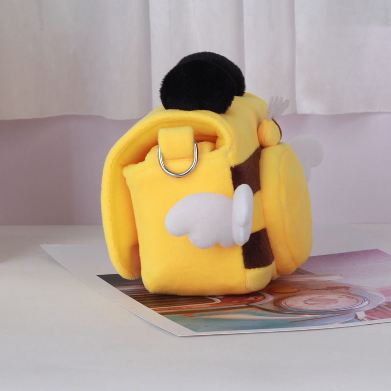 可爱数码相机包g7x3卡片机包保护套索尼 zv1相机包卡通斜跨蜜蜂包 - 图1