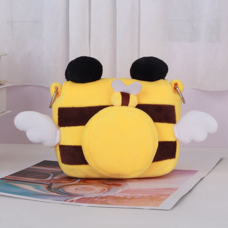 可爱数码相机包g7x3卡片机包保护套索尼 zv1相机包卡通斜跨蜜蜂包 - 图3