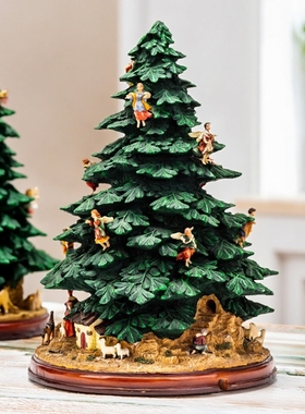 海淘款天使圣诞树配件造景装饰品