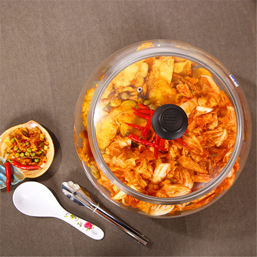 新款加厚腌咸菜坛子酱菜缸酱菜坛子玻璃缸泡菜坛子咸菜罐超市专用 - 图2