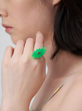 TysGrocery女卡通旋转戒指