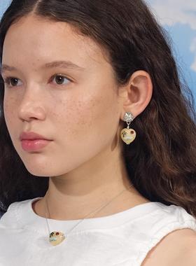 TysGrocery24AW爱心耳环