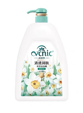 花世界沐浴露5款可选1500ml滋养活肤嫩肤舒缓单瓶价