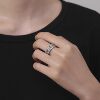 Retro ethnic style niche design Taoist mountain ghost ring