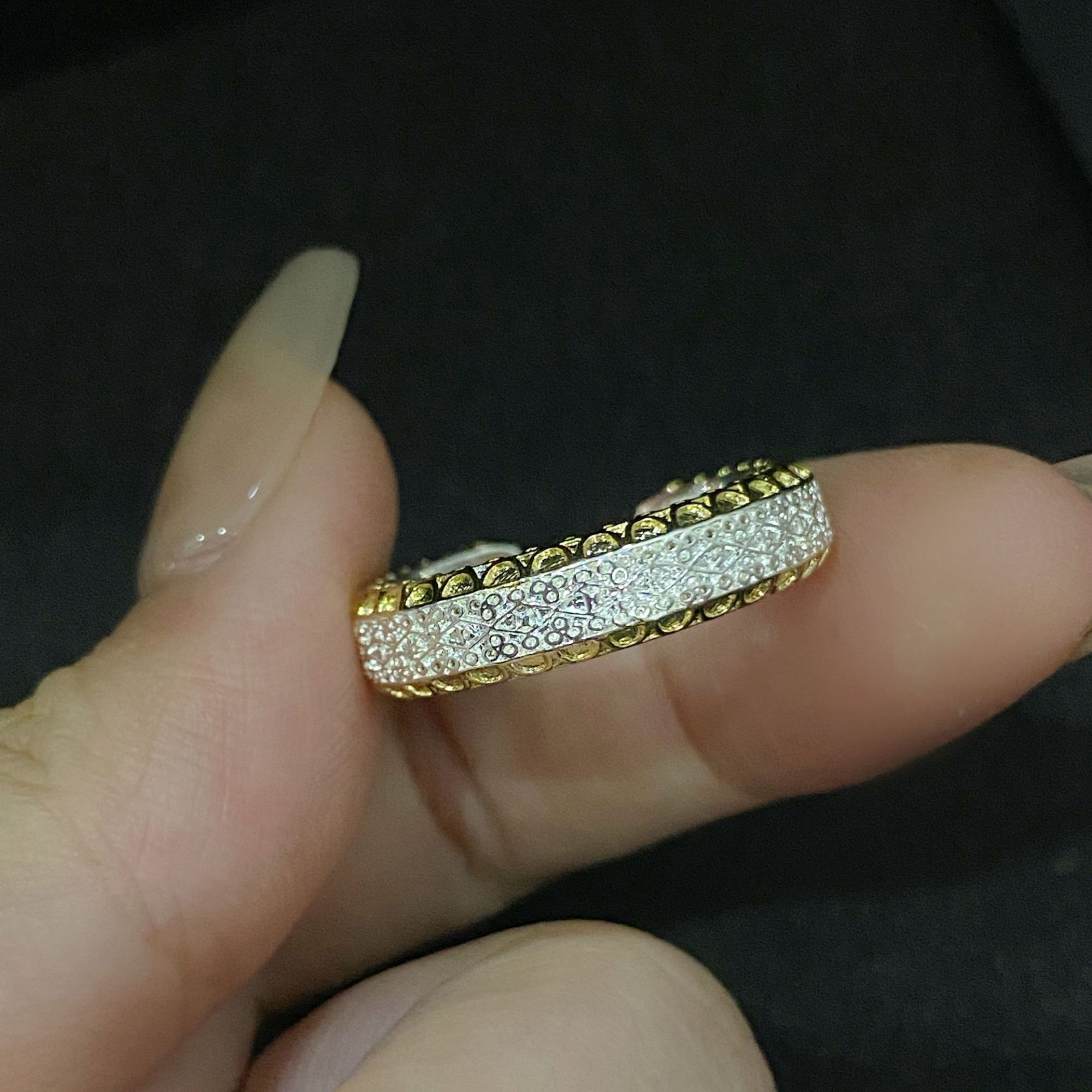 Retro fashion personalized Thai LP Endi ring