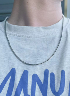 纯银项链佛牌男女款万能扣肖邦链