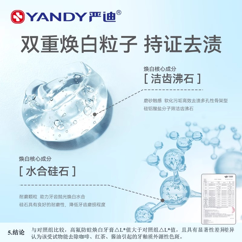 严迪正畸牙膏高氟含氟焕白整牙矫正防蛀抑制牙菌斑护龈脱矿防护 - 图1