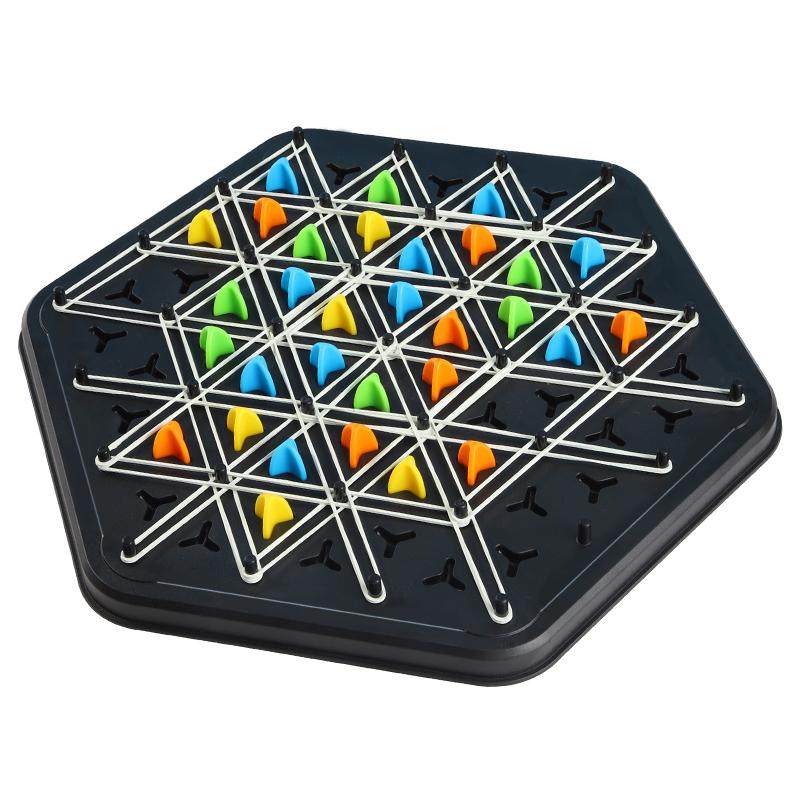 连锁棋三角棋对战旗儿童益智逻辑思维训练专注力几何玩具桌面游戏,淘宝优惠券,粉丝福利购,淘宝优惠卷
