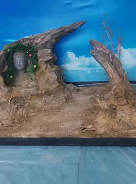 娃娃地台室内玄关沙盘场景