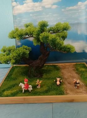 风景树假树仿真树枫树松树樱花树