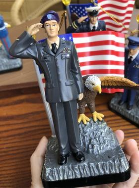 美国海军 军官 士兵 战士 兵人 场景套装 人偶手办公仔模型